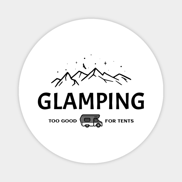 Glamping Magnet by Andonaki